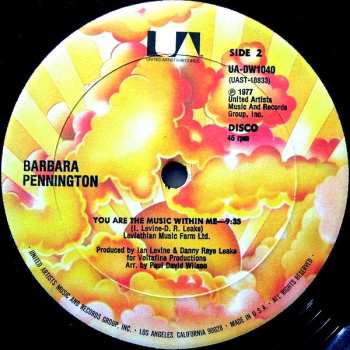 Album Barbara Pennington: You Are The Music Within Me