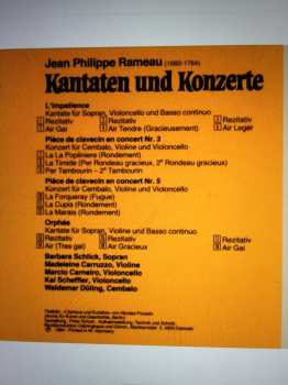 CD Jean-Philippe Rameau: Kantaten und Konzerte