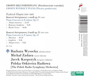 CD Jacek Kaspszyk: Chopin Bez Fortepianu (Przedstawienie Teatralne)