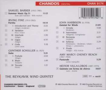 CD Samuel Barber: Summer Music - Pastorale (And Other American Works Performed By The Reykjavik Wind Quintet) 