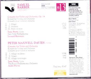 CD Leonard Bernstein: Violin Concertos