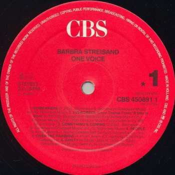 LP Barbra Streisand: One Voice