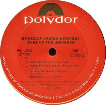 LP Barclay James Harvest: Eyes Of The Universe
