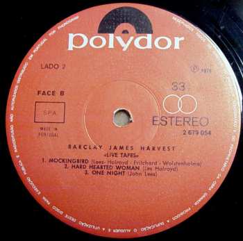 2LP Barclay James Harvest: Live Tapes