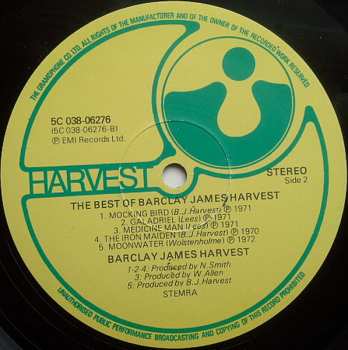 LP Barclay James Harvest: The Best Of Barclay James Harvest