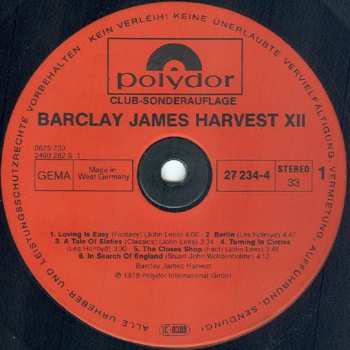 LP Barclay James Harvest: XII