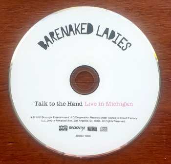 CD/DVD Barenaked Ladies: Talk To The Hand - Live In Michigan