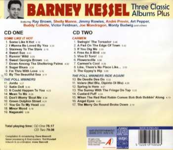 2CD Barney Kessel: Three Classic Albums Plus: Some Like It Hot / The Poll Winners / Carmen / The Poll Winners Ride Again!