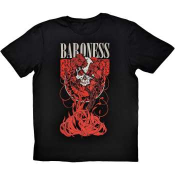 Merch Baroness: T-shirt Fleur Skull
