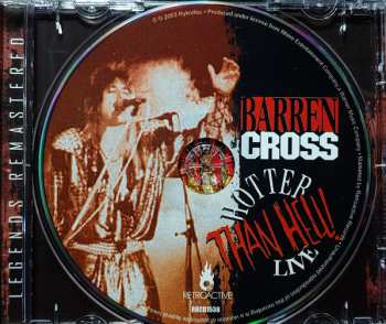 CD Barren Cross: Hotter Than Hell Live LTD