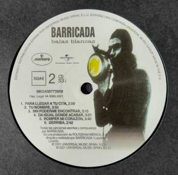 LP Barricada: Balas Blancas