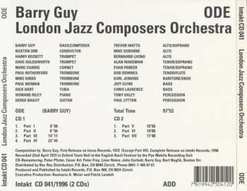 2CD Barry Guy: Ode