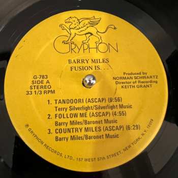 LP Barry Miles: Fusion Is...