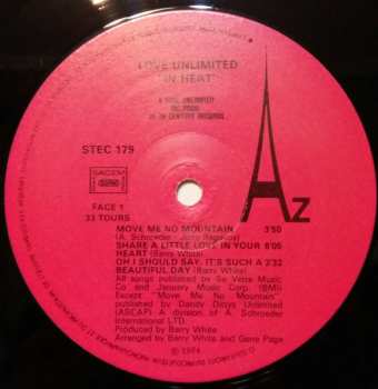 2LP Love Unlimited Orchestra: Barry White And Love Unlimited Orchestra