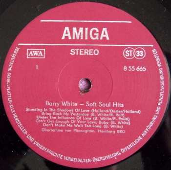 LP Barry White: Soft Soul Hits