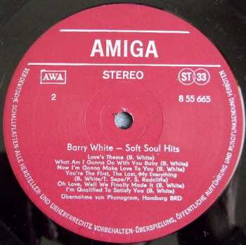 LP Barry White: Soft Soul Hits