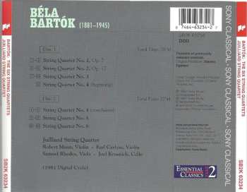 2CD Béla Bartók: The Six String Quartets (1981 Digital Cycle)