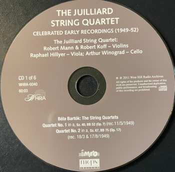 6CD Béla Bartók: The Celebrated Early Recordings (1949-1952)