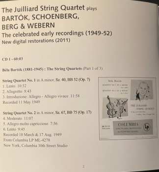 6CD Béla Bartók: The Celebrated Early Recordings (1949-1952)
