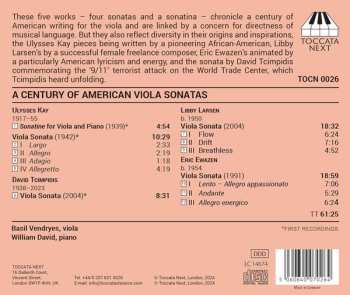 CD Eric Ewazen: A Century Of American Viola Sonatas
