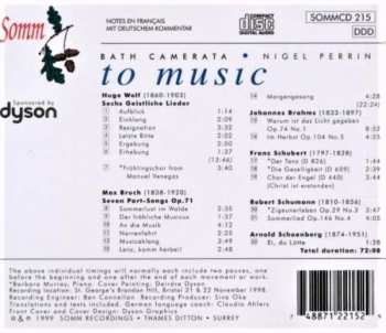 CD Bath Camerata: To Music