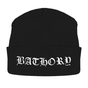 Pet White Logo Bathory Vyšívaná