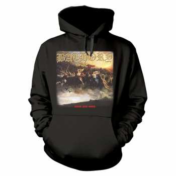 Merch Bathory: Mikina S Kapucí Blood Fire Death S