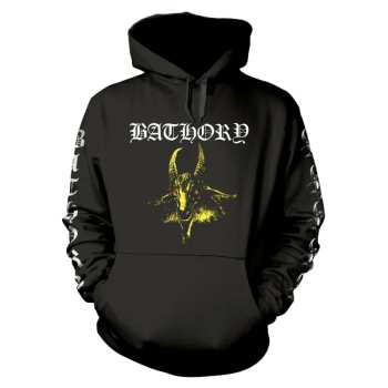Merch Bathory: Hoodie Met Capuchon Goat (yellow)