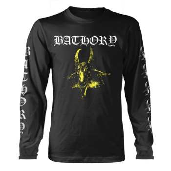 Merch Bathory: T-shirt Met Lange Mouwen Goat (yellow)