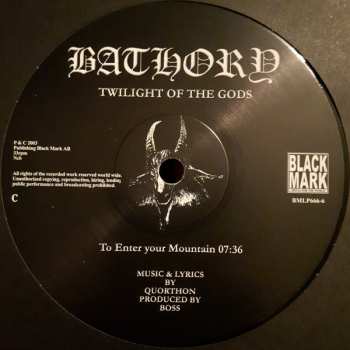 2LP Bathory: Twilight Of The Gods