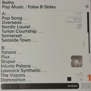 LP Baths: Pop Music / False B-Sides