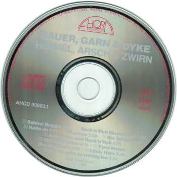 CD Bauer, Garn & Dyke: Himmel, Arsch & Zwirn!!