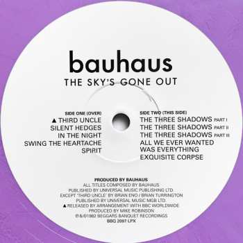 LP Bauhaus: The Sky's Gone Out LTD