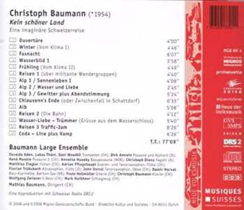 CD Baumann Large Ensemble: Kein Schöner Land - Eine Imaginäre Schweizerreise