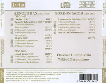 2CD Arnold Bax: Sonata For Cello And Piano - Legend-Sonata / Divertimento For Solo Cello