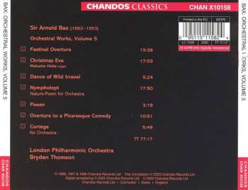 CD The London Philharmonic Orchestra: Orchestral Works, Volume 5: Festival Overture · Christmas Eve · Dance Of The Wild Irravel · Nympholept · Paean · Overture To A Picaresque Comedy · Cortège