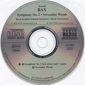 CD Royal Scottish National Orchestra: Symphony No. 2 / November Woods