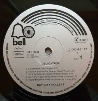 LP Bay City Rollers: Dedication