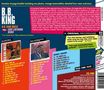 CD B.B. King: B.B. King Wails Plus Easy Listening Blues
