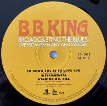 2LP B.B. King: Broadcasting The Blues: Live From Germany And Sweden DLX | LTD | NUM