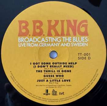 2LP B.B. King: Broadcasting The Blues: Live From Germany And Sweden DLX | LTD | NUM