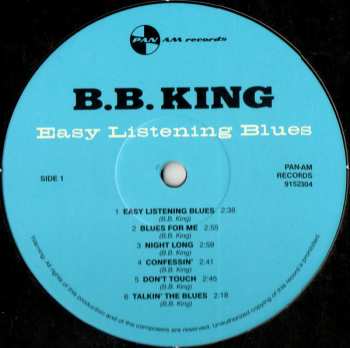 LP B.B. King: Easy Listening Blues