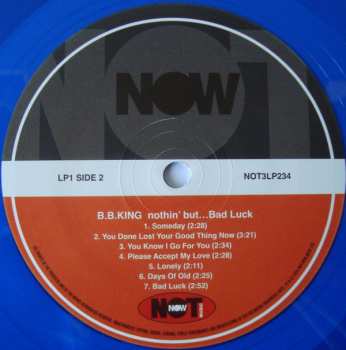 3LP B.B. King: Nothin' But... Bad Luck CLR