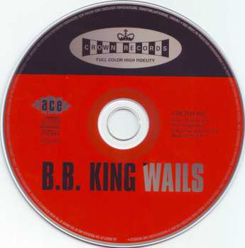 CD B.B. King Orchestra: B.B. King Wails