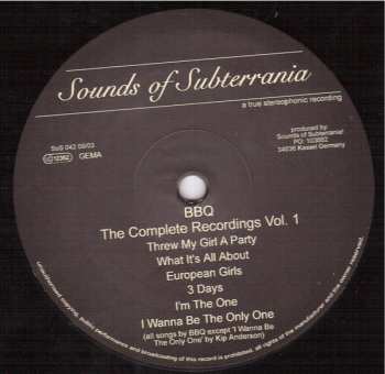 LP BBQ: The Complete Recordings Vol. 1