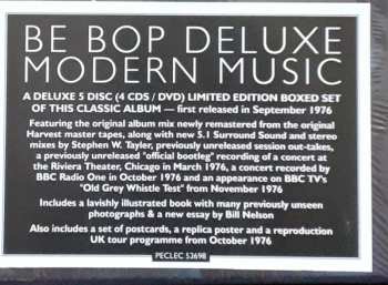 4CD/DVD/Doos Be Bop Deluxe: Modern Music LTD