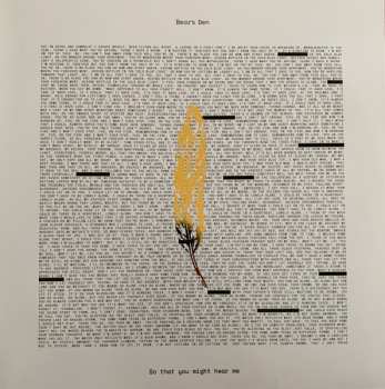 LP Bear's Den: So That You Might Hear Me