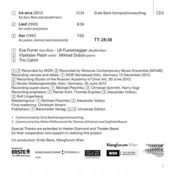 2CD نيسم جلال: Wüstenbuch • Ira-arca • Lied • Aer