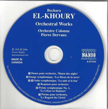 CD Pierre Dervaux: Orchestral Works: Requiem For Orchestra • Lebanon In Flames • The Contemplation Of Christ