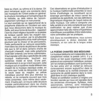 CD Bédouins: Poésie Chantée Des Bédouins = Sung Poetry Of The Beduins
